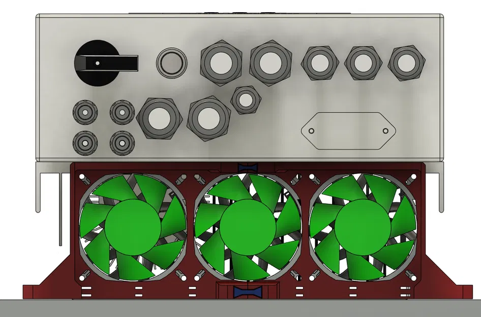 Giá đỡ quạt cho biến tần Deye 6kW - Image 7