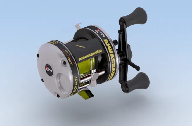 Mô hình máy câu ngang (Baitcaster) 3D chi tiết cho cần thủ - Image 2