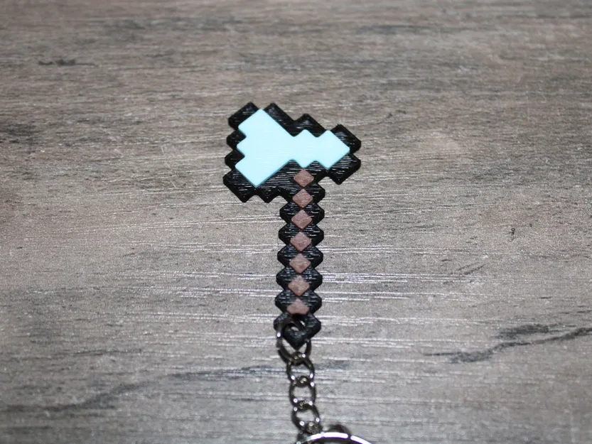 Bộ Sưu Tập Móc Khóa Kiếm và Cúp Minecraft - Image 4