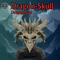 Mô hình Hộp sọ Rồng (DragonLord) kèm đế - Thumbnail 1