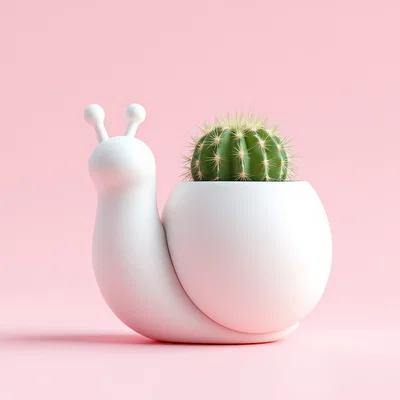 Chậu hoa & Bình cắm hoa hình ốc sên – Ý tưởng quà tặng tuyệt vời