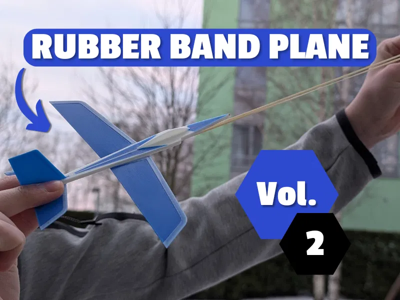 Mô hình máy bay dây thun Rubber band plane Vol.2 - Image 1