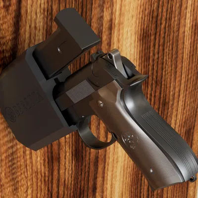 Giá treo Beretta 92A1 (kèm giá treo hộp tiếp đạn)