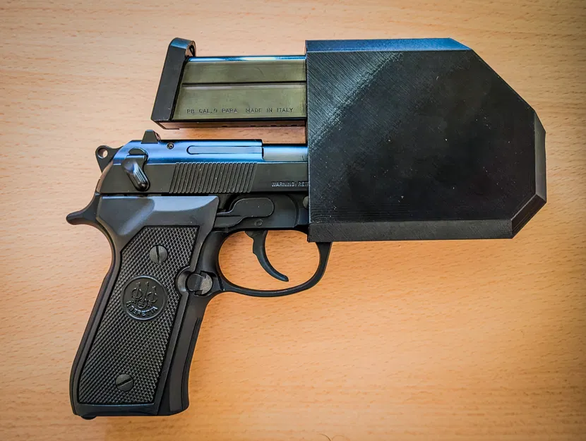 Giá treo Beretta 92A1 (kèm giá treo hộp tiếp đạn) - Image 2