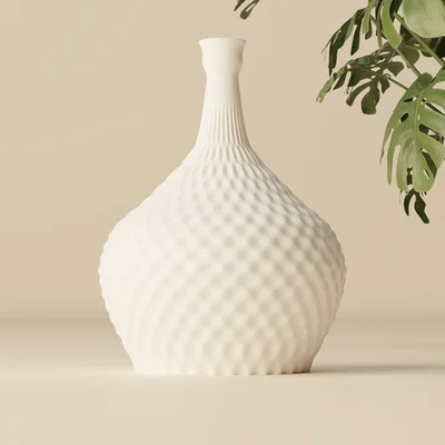 Mẫu bình hoa trang trí in 3D hiện đại - Thiết kế Vase Mode