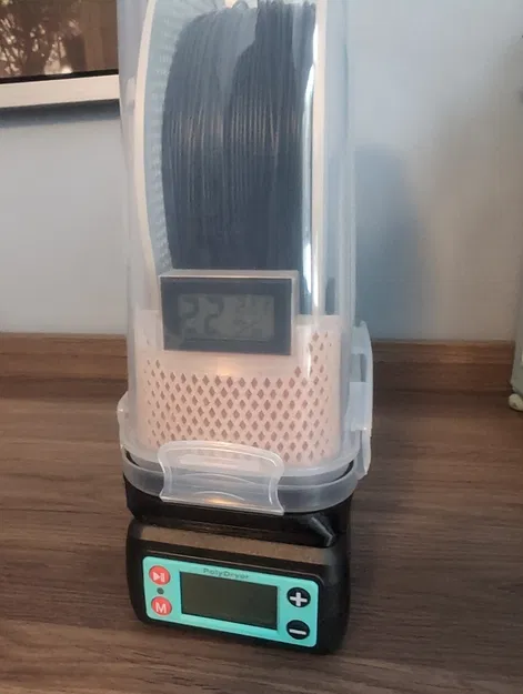 Adapter, Gioăng và Chân đế cho hộp đựng ngũ cốc làm máy sấy sợi in PolyDryer - Image 1