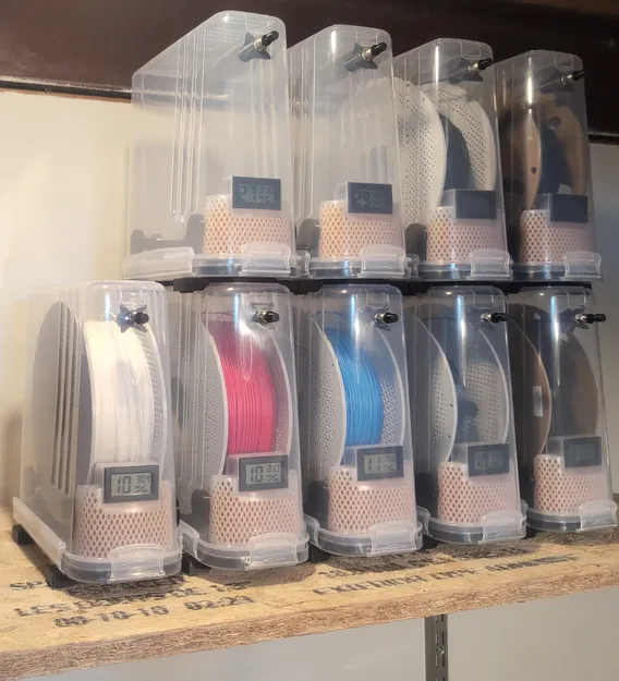 Adapter, Gioăng và Chân đế cho hộp đựng ngũ cốc làm máy sấy sợi in PolyDryer - Image 5