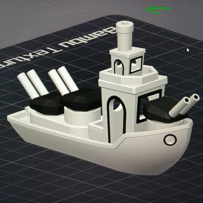 Mô hình Multicolor Gun Benchy - Chiến hạm 3D độc đáo