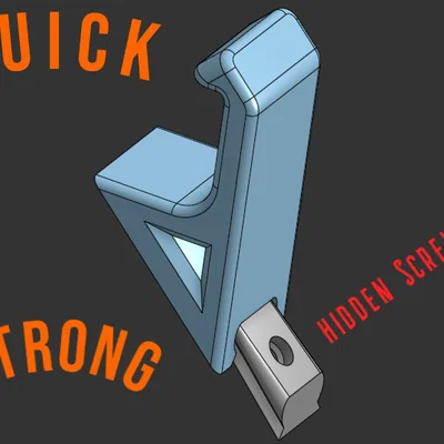 Móc treo tường Strong Dovetail Quick Hook - Thiết kế giấu vít siêu chắc