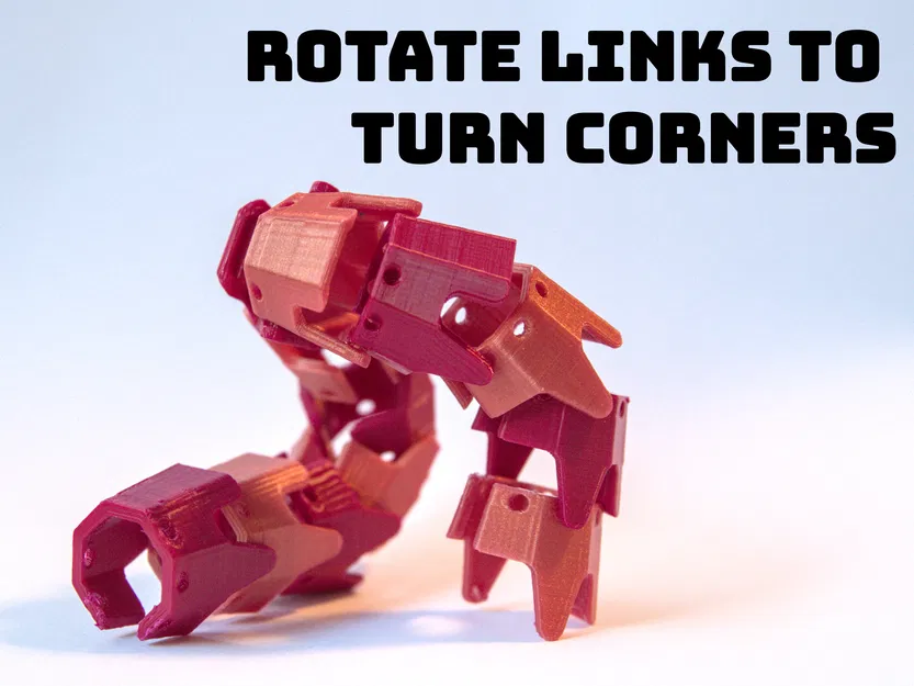 Xích dẫn cáp đa hướng in một lần duy nhất (Single Piece) - Image 2