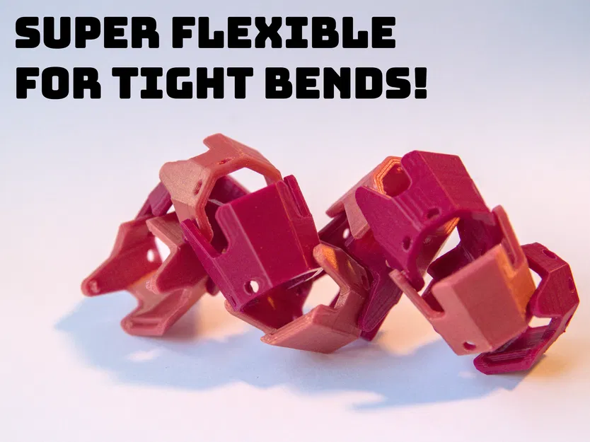 Xích dẫn cáp đa hướng in một lần duy nhất (Single Piece) - Image 3