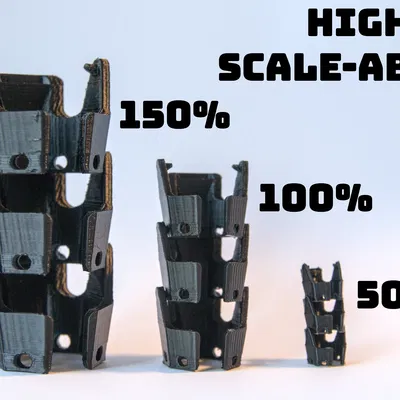 Xích dẫn cáp đa hướng in một lần duy nhất (Single Piece)