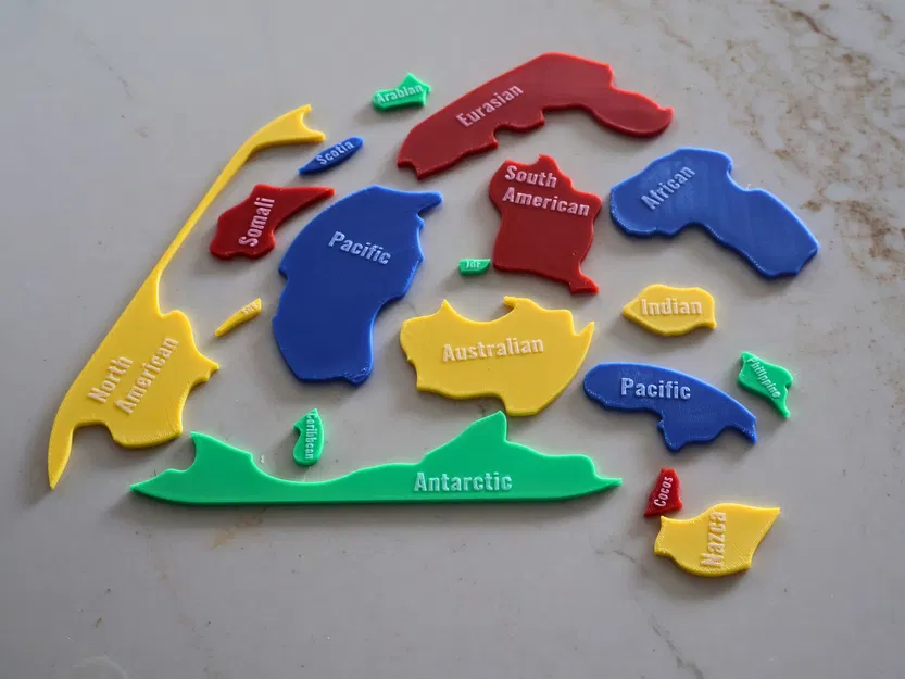 Bộ Puzzle Các Mảng Kiến Tạo Trái Đất - Image 2