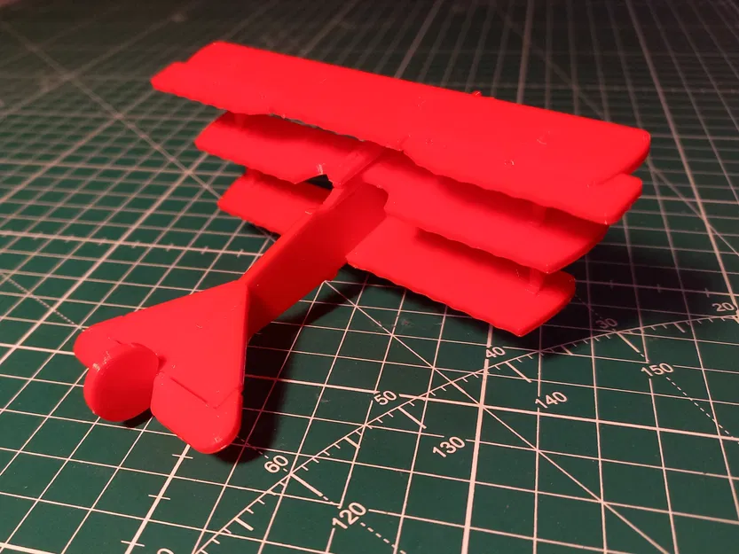 Mô hình Fokker Dr.1 Triplane dạng Kit Card - Image 2