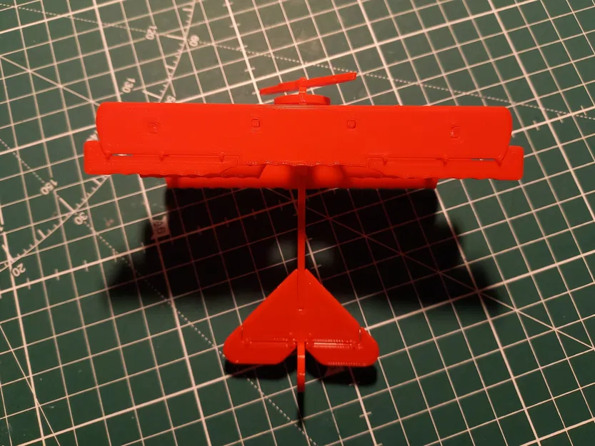 Mô hình Fokker Dr.1 Triplane dạng Kit Card - Image 3