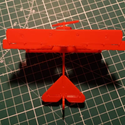 Mô hình Fokker Dr.1 Triplane dạng Kit Card