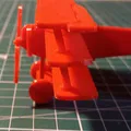 Mô hình Fokker Dr.1 Triplane dạng Kit Card - Thumbnail 4