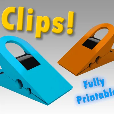 Kẹp Bulldog In 3D - Kẹp túi, kẹp giấy, kẹp đa năng