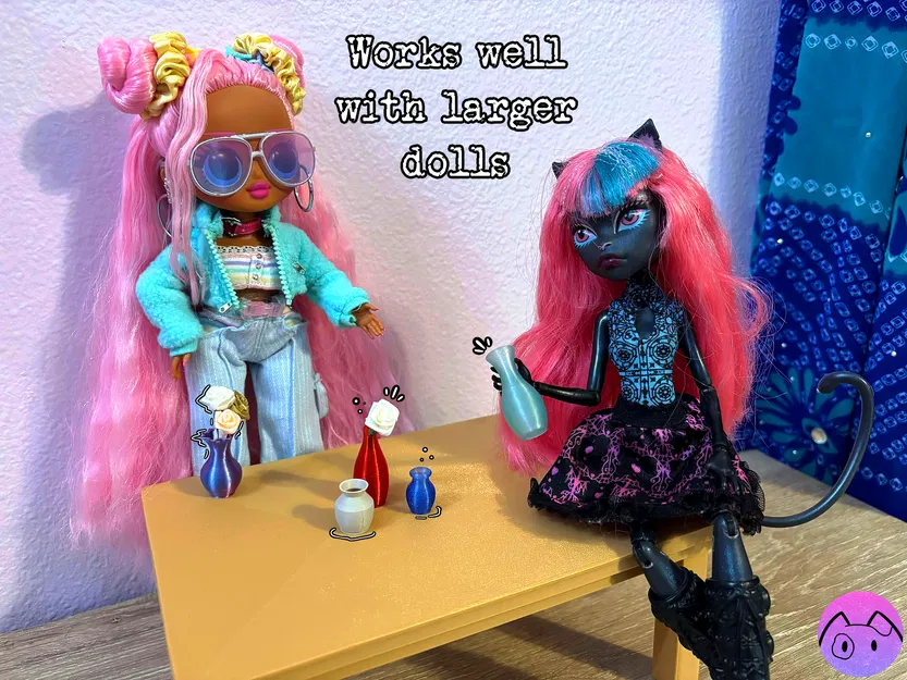 Miniature Vases - Vol. #1 (Bộ sưu tập 5 mẫu bình hoa mini) - Image 4