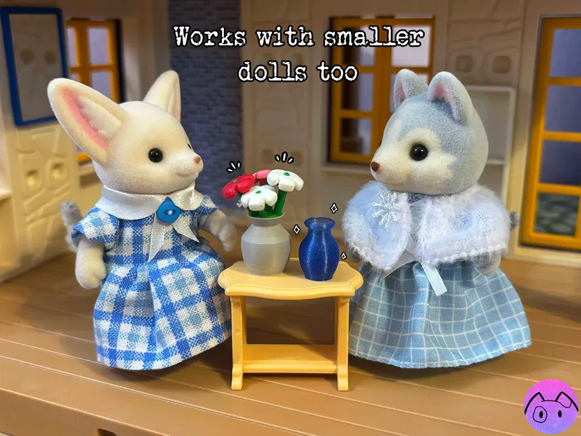 Miniature Vases - Vol. #1 (Bộ sưu tập 5 mẫu bình hoa mini) - Image 5