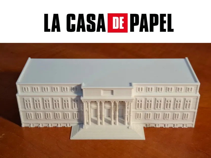 Mô hình tòa nhà trong phim Money Heist (La casa de papel) - Image 1