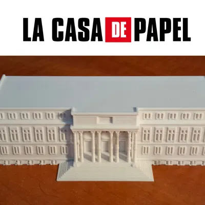 Mô hình tòa nhà trong phim Money Heist (La casa de papel)