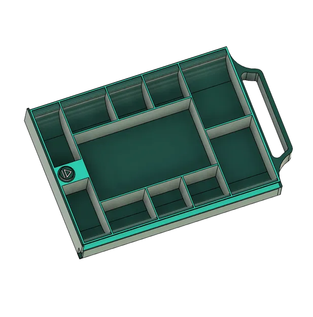 HỘP ĐỰNG DỤNG CỤ CÂU CÁ CÓ NÚT BẤM VÀ THƯỚC ĐO TÍCH HỢP - Image 5