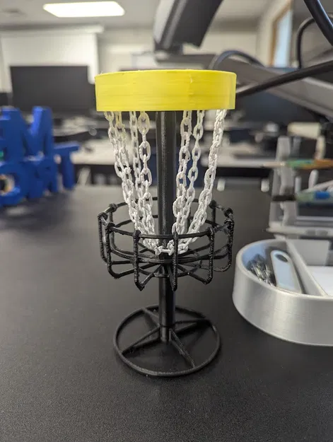 Giỏ Disc Golf Mini (Mô hình để bàn) - Image 1