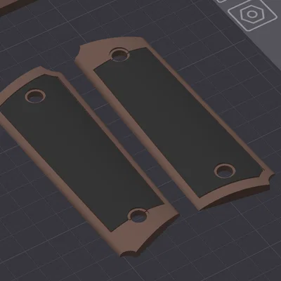 Ốp tay cầm 1911 tùy chỉnh - Mẫu ốp in 3D độc đáo
