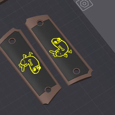 Ốp tay cầm 1911 tùy chỉnh - Mẫu ốp in 3D độc đáo