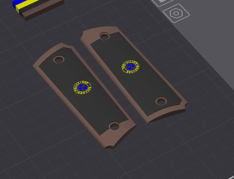 Ốp tay cầm 1911 tùy chỉnh - Mẫu ốp in 3D độc đáo - Image 4