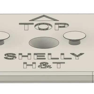 Giá treo tường cho cảm biến Shelly Plus H&T - Thiết kế căn giữa