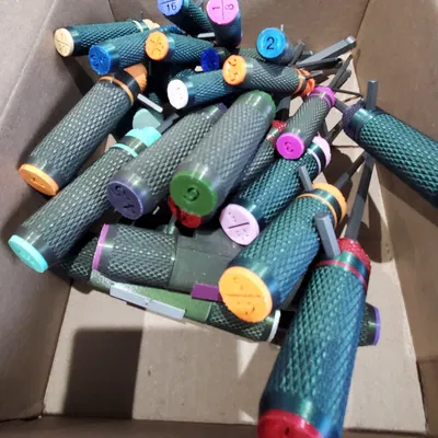 Bộ tay cầm cho lục giác Hex Key Handles in 3D tiện dụng