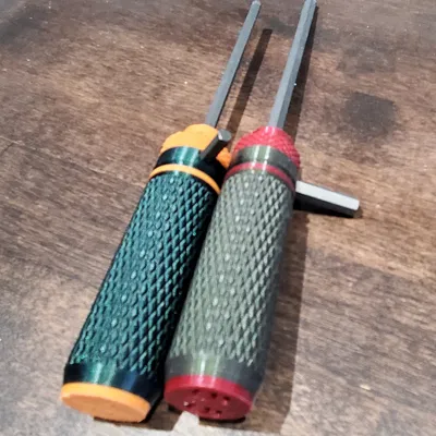 Bộ tay cầm cho lục giác Hex Key Handles in 3D tiện dụng