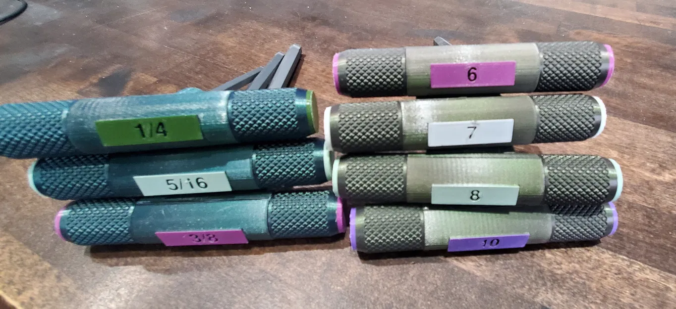 Bộ tay cầm cho lục giác Hex Key Handles in 3D tiện dụng - Image 7