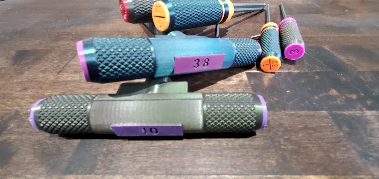 Bộ tay cầm cho lục giác Hex Key Handles in 3D tiện dụng - Image 9