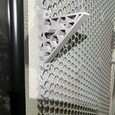 Ke đỡ kệ treo cho hệ thống Honeycomb Storage Wall tiện lợi