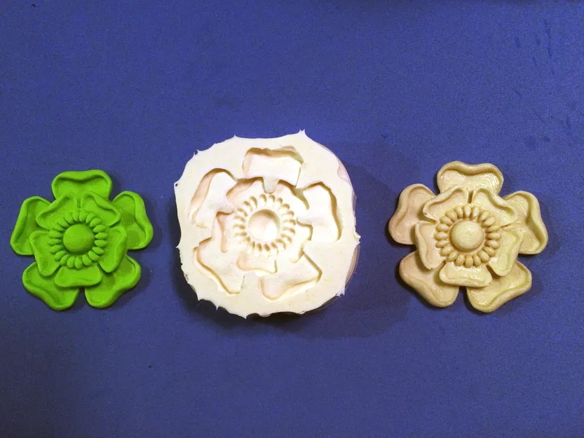 Mẫu in thử nghiệm và Mặt dây chuyền Hoa hồng Tudor - Image 3