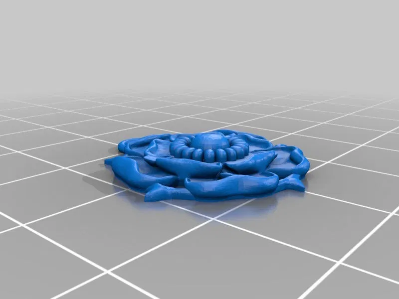 Mẫu in thử nghiệm và Mặt dây chuyền Hoa hồng Tudor - Image 4