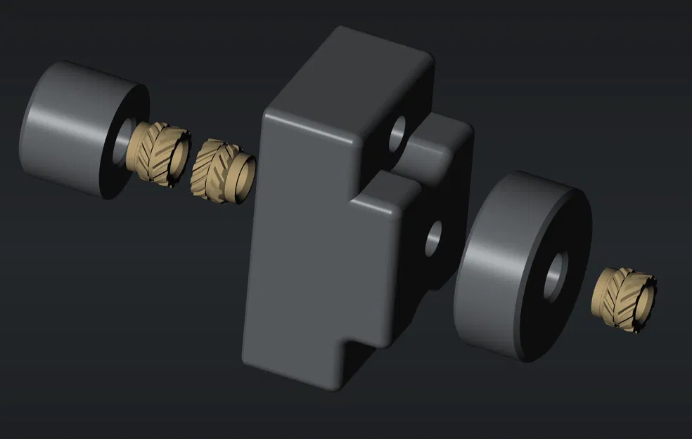 Mod bộ tăng đai điều chỉnh được cho Qidi Plus 4 sử dụng ốc M3 - Image 1