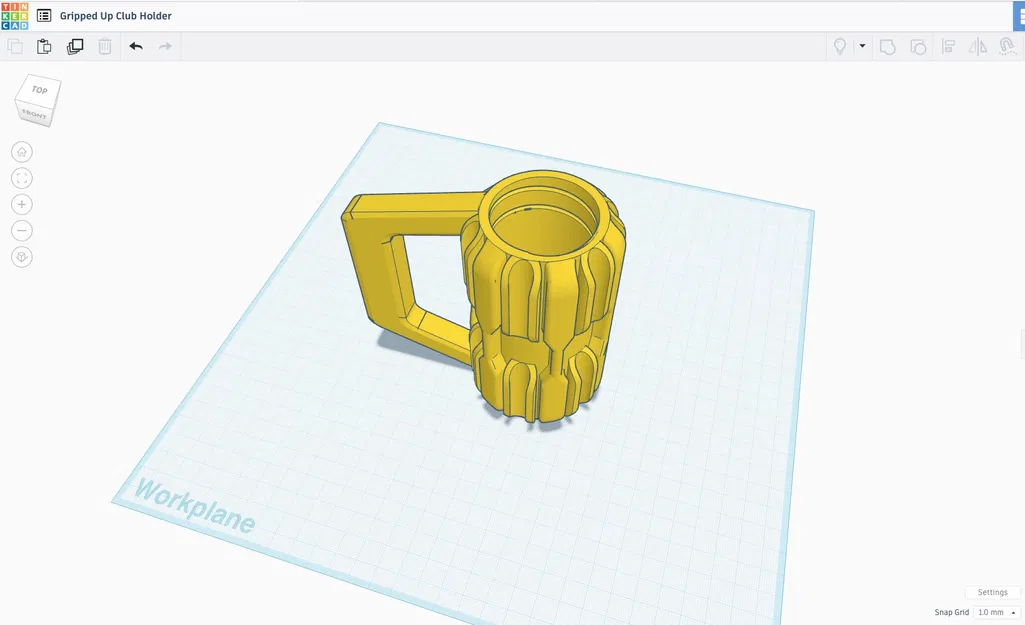 Giá đỡ gậy golf cầm tay (Gripped Up Club Holder) in 3D tiện dụng - Image 1