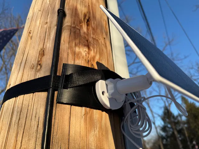 Bộ giá đỡ pin năng lượng mặt trời 5V USB-C cho ống, cây và cột - Image 2