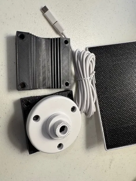 Bộ giá đỡ pin năng lượng mặt trời 5V USB-C cho ống, cây và cột - Image 19