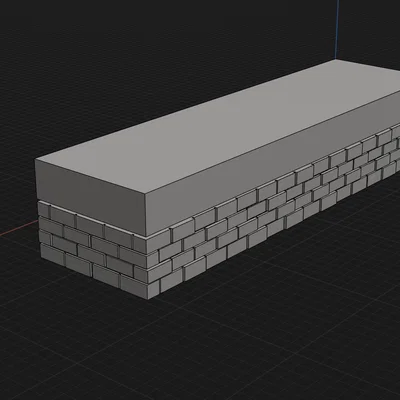 Mô hình gờ tường gạch (Brick Ledge) cho Fingerboard in 3D