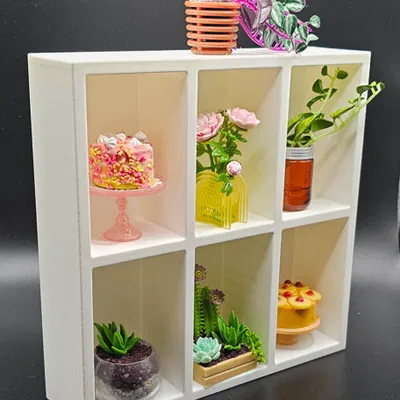 Kệ trưng bày mô hình mini (Miniverse Shelf) - In 3D tiện lợi