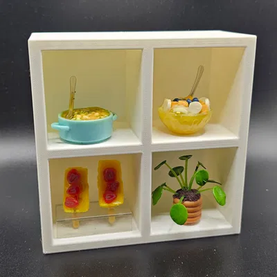 Kệ trưng bày mô hình mini (Miniverse Shelf) - In 3D tiện lợi