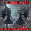 Mô hình đầu lâu Dơi Ma cà rồng (Vampire Bat Skull) kèm chân đế - Thumbnail 3