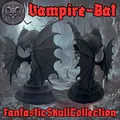 Mô hình đầu lâu Dơi Ma cà rồng (Vampire Bat Skull) kèm chân đế - Thumbnail 5