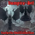 Mô hình đầu lâu Dơi Ma cà rồng (Vampire Bat Skull) kèm chân đế - Thumbnail 8