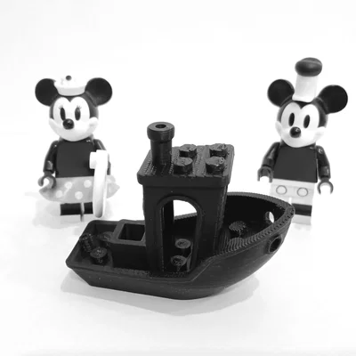 Mô hình Lego Benchy - Thuyền in 3D kết hợp lắp ráp Lego cực độc